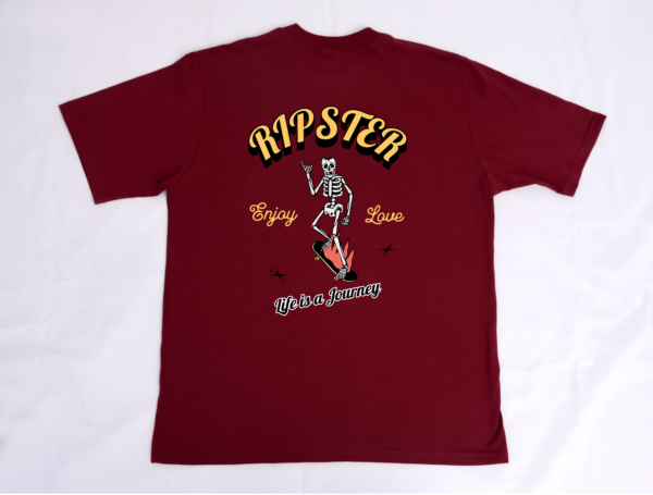 Skater Skull – Bordó